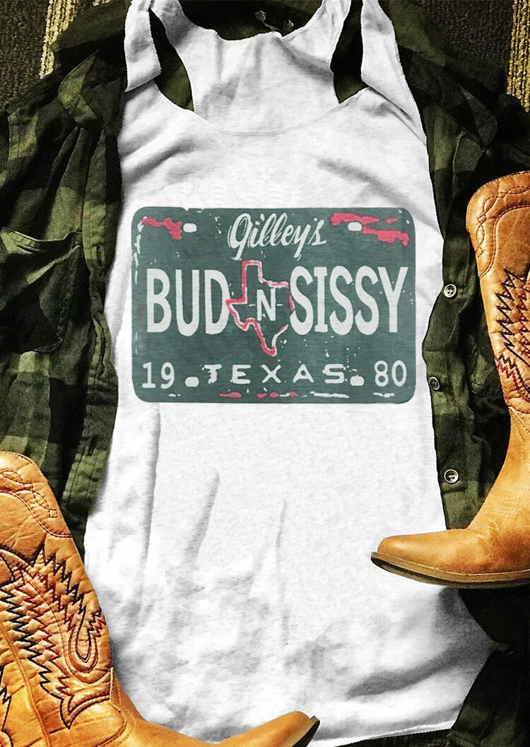 

Bud N Sissy Texas Tank - Light Grey, 446163