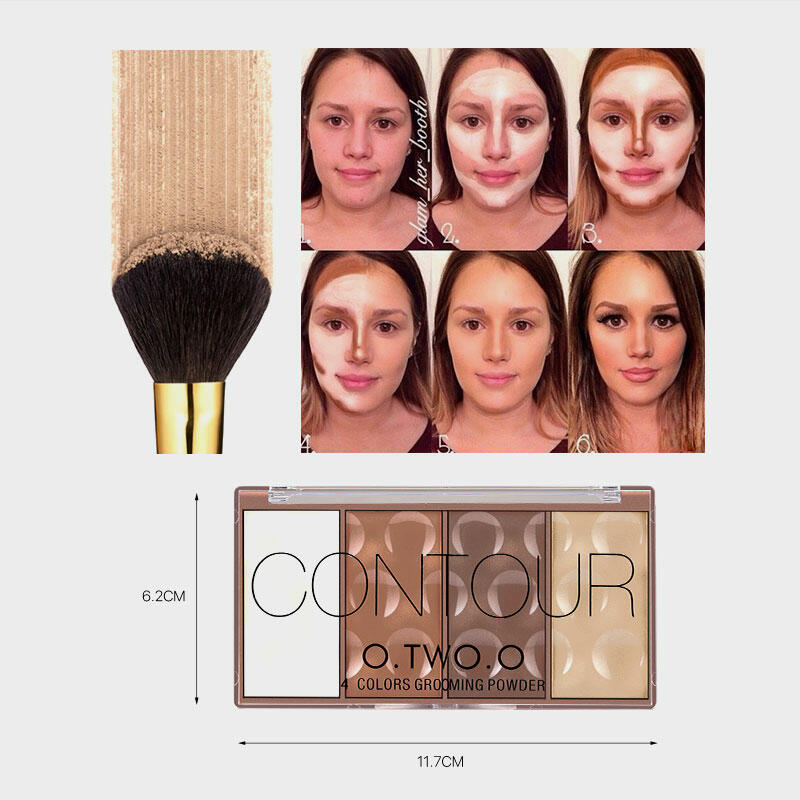 

Health & Beauty 4 Color Repairing Concealer Foundation Blush. Size, #1