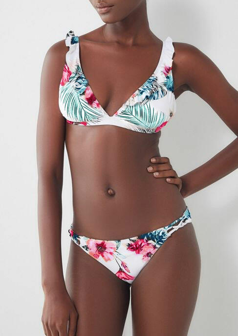 

Bikini Sets Floral Bikini Set - White. Size: ,M