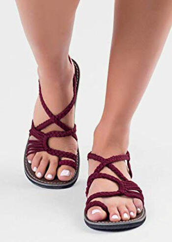 

Sandals Braid Platform Sandals. Size: ,39,40,42, Plum