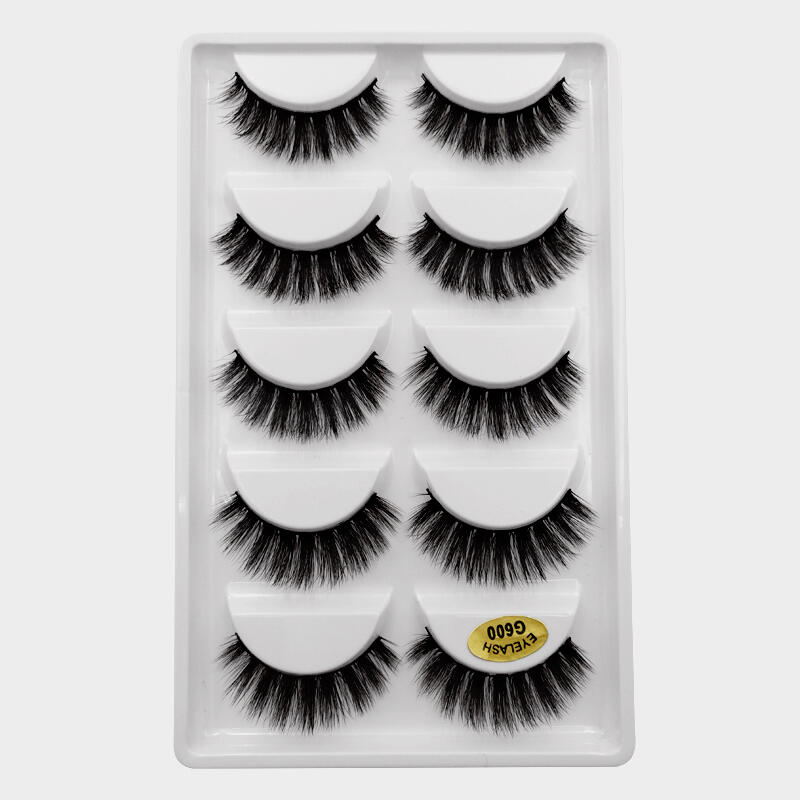 

5Pcs/Set Makeup 3D Natural Long False Eyelashes, 448318, #1;#2;#3;#4;#5;#6