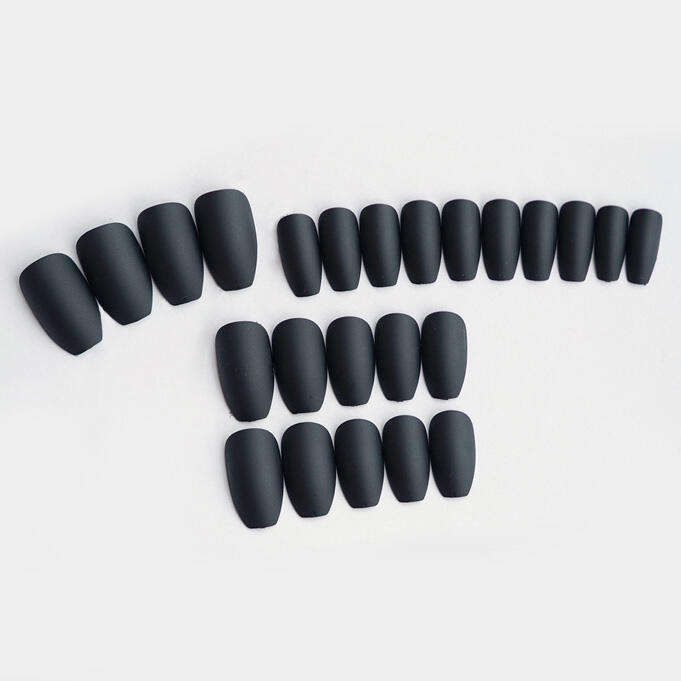 

Health & Beauty 24Pcs/Set Solid Matte Detachable Wear Fake Nail Set. Size, #1