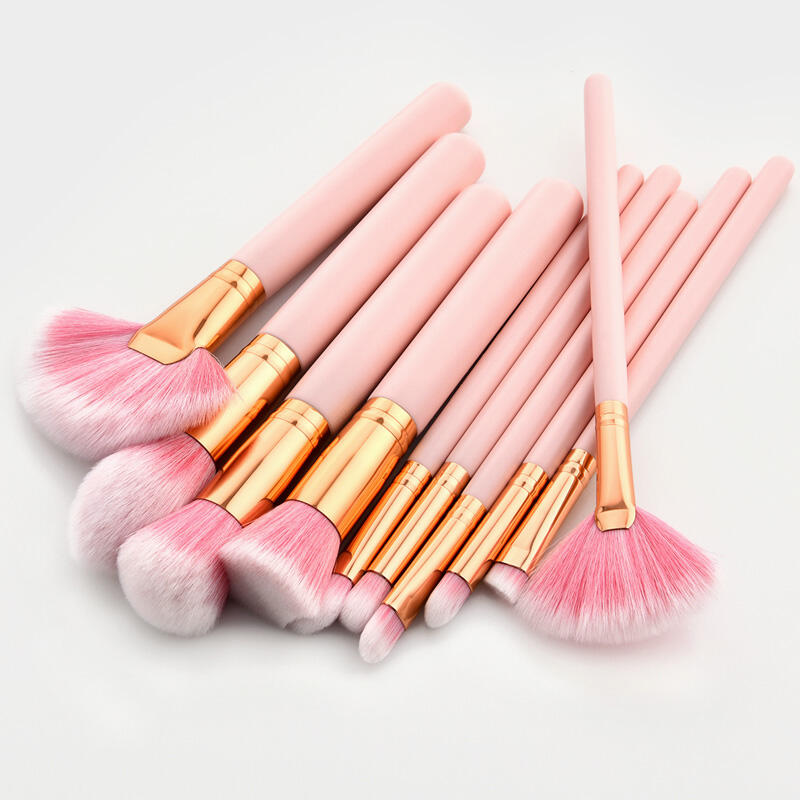 

Health & Beauty 10Pcs/Set Makeup Brush Set. Size, Pink