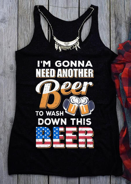 

Tank Tops Another Beer To Wash Down This Beer Tank - Black. Size