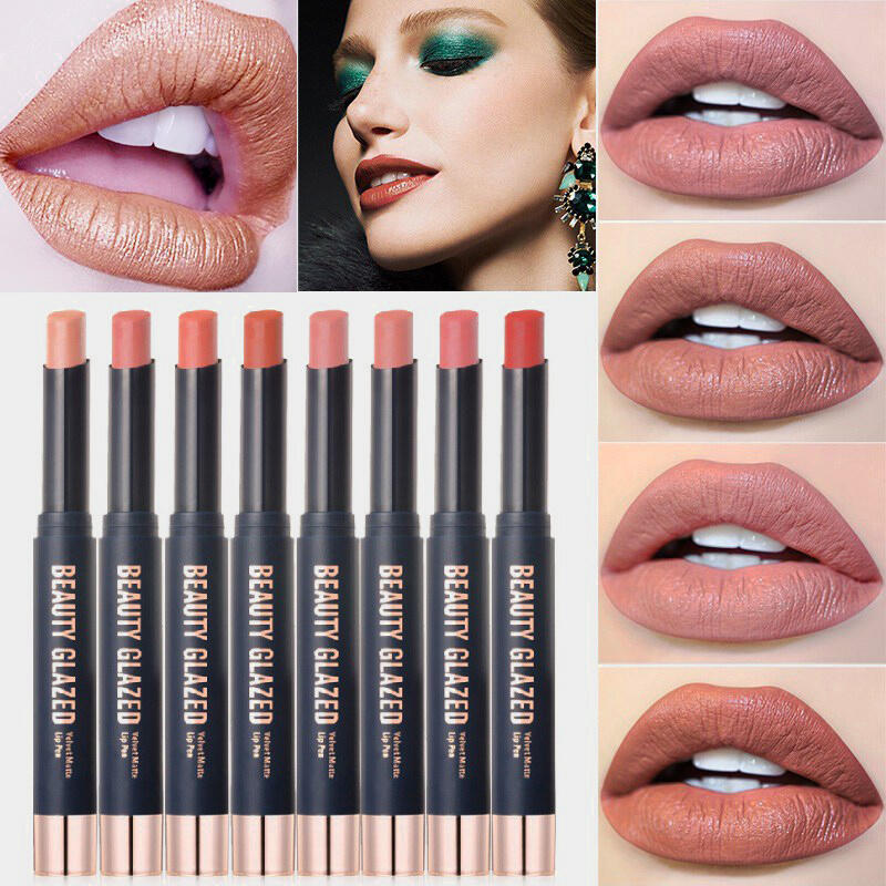 

Health & Beauty 8 Color Makeup Matte Lipstick. Size, #6