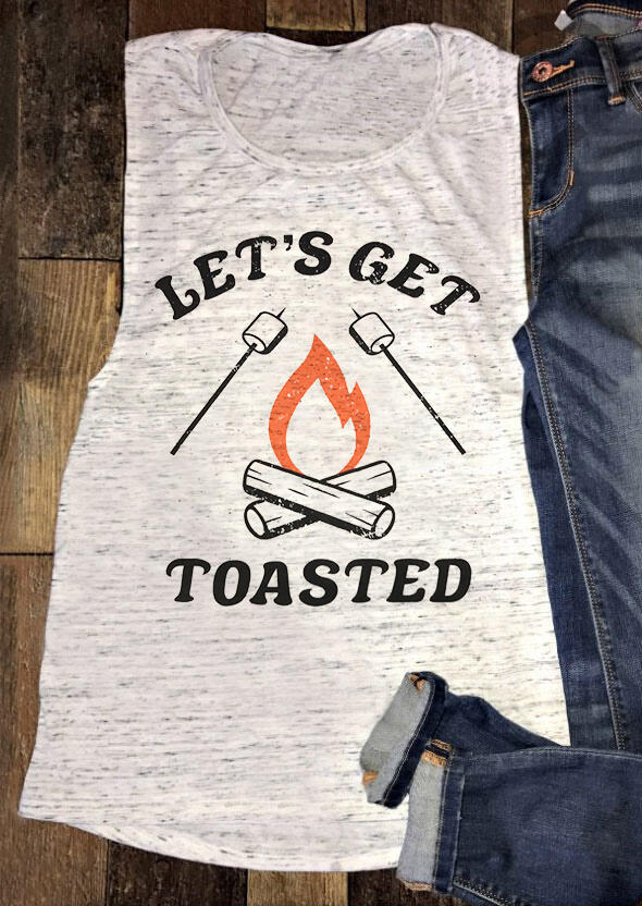 

Let' Get Toasted Tank - Light Grey, 450611