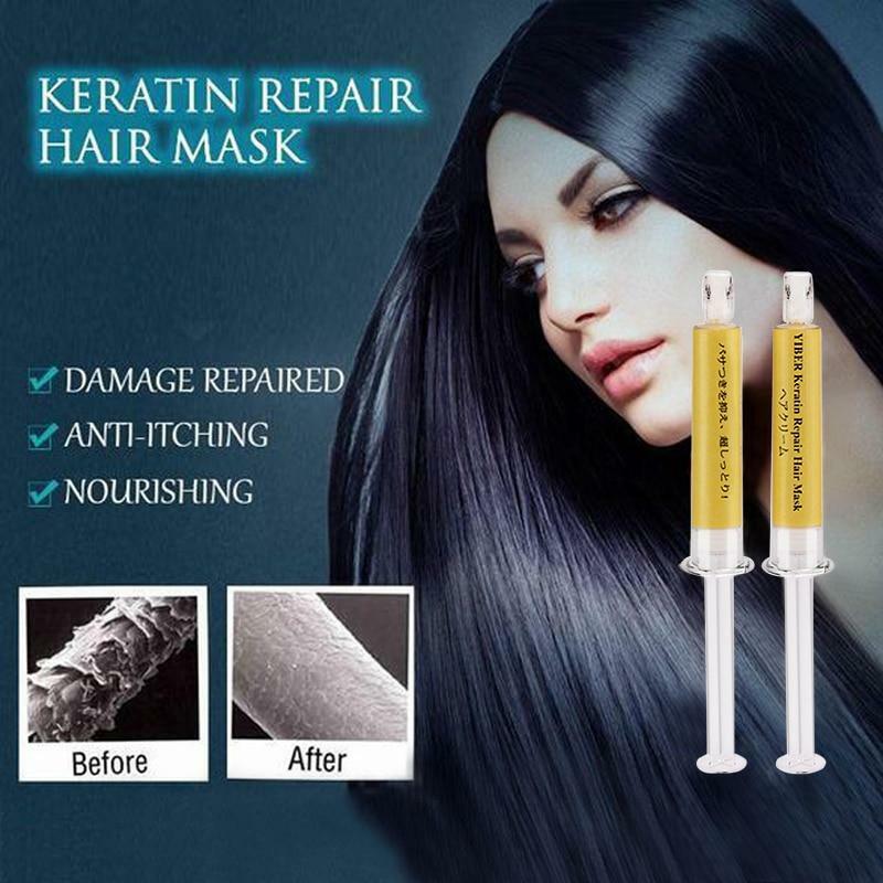 

Health & Beauty Keratin Repair Hair Mask. Size, Gold