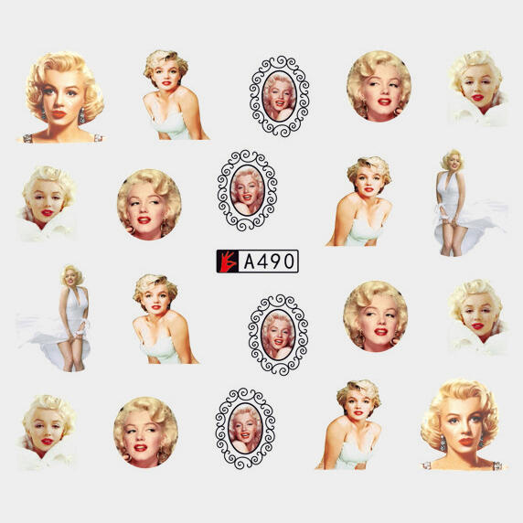 Marilyn Monroe Nail Sticker