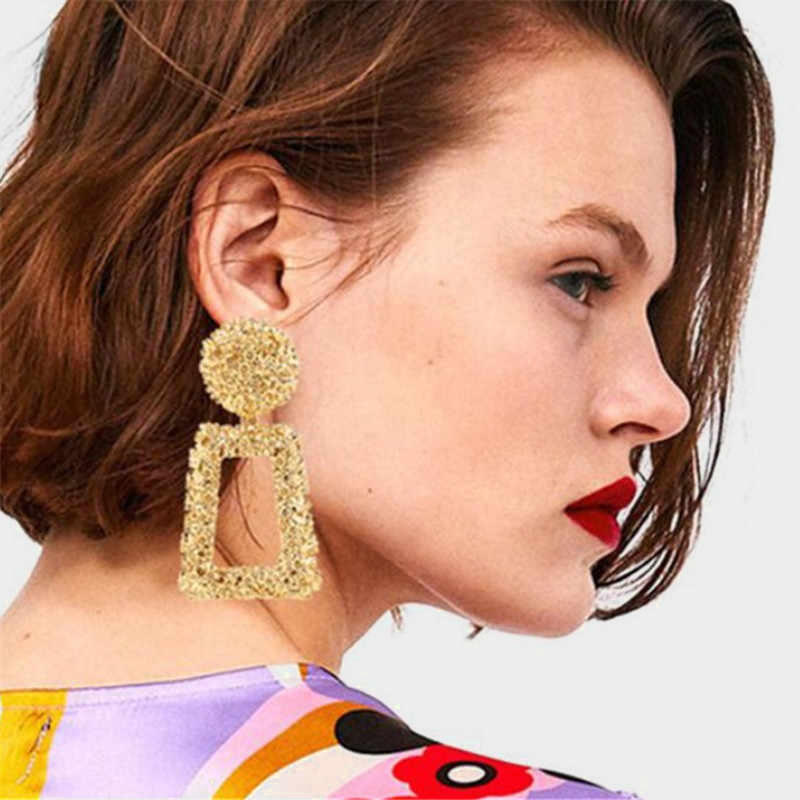 

Women Geometric Crystal Earrings, 452446, Black;gold;silver