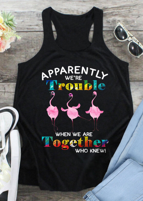 

Apparently We're Trouble Tank - Black, 452520
