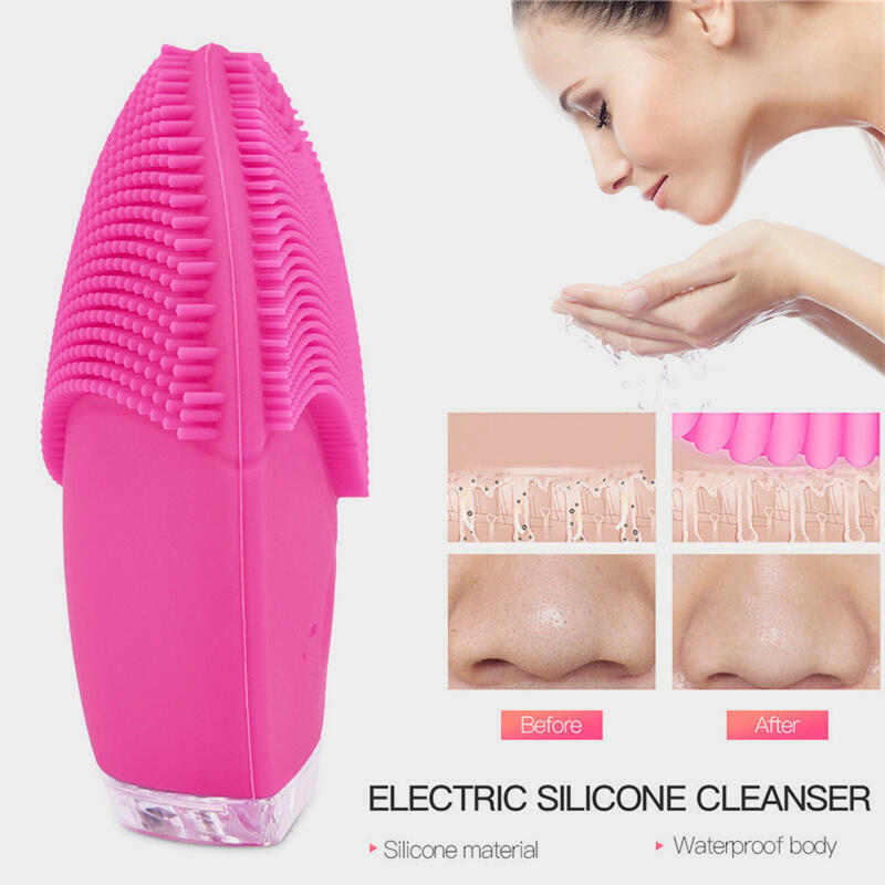 

Electric Face Cleansing Brush, 452578, Pink;rose red