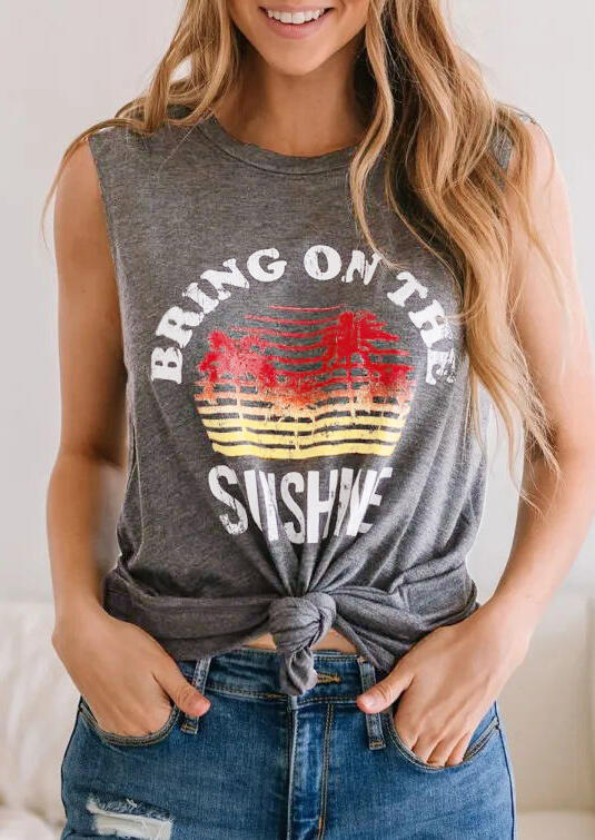 

Bring On The Sunshine Tank - Gray, 452925