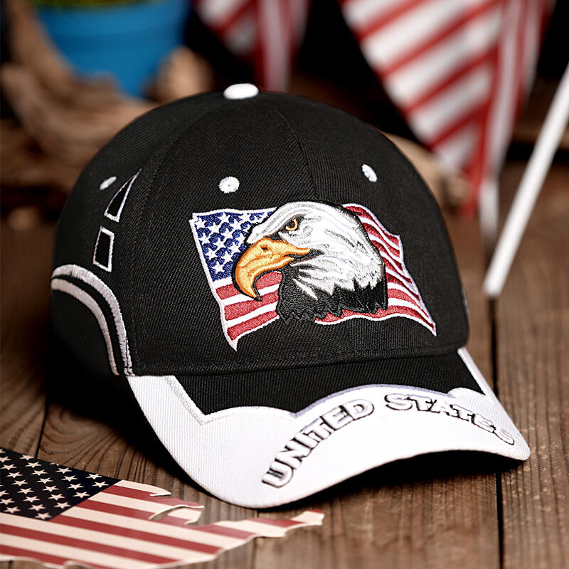 

Eagle American Flag Baseball Hat, 453014, Black;blue;camouflage