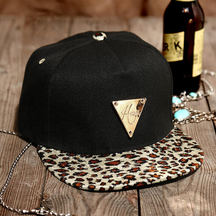 

Leopard Printed Tide Hip Hop Hat, 452742