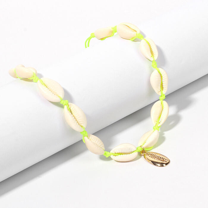 

Necklaces Handmade Shell Women's Necklace. Size, Fluorescent yellow