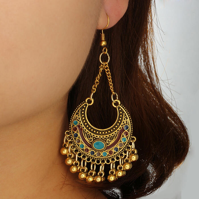 

Tassel Bead Vintage Earrings, #1;#2;#3, 453315