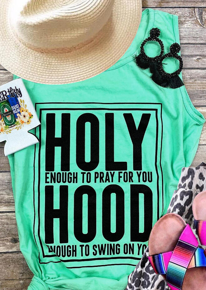 

Tank Tops Holy Hood Tank - Light Green. Size