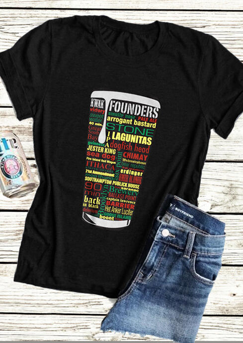 

Kwak Founders Beer T-Shirt Tee - Black, 453400