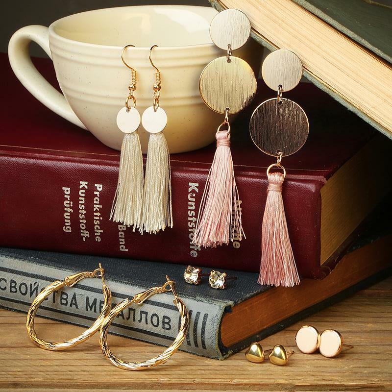 

Bohemian Women's Earrings Set, #1;#2;#3, 453299
