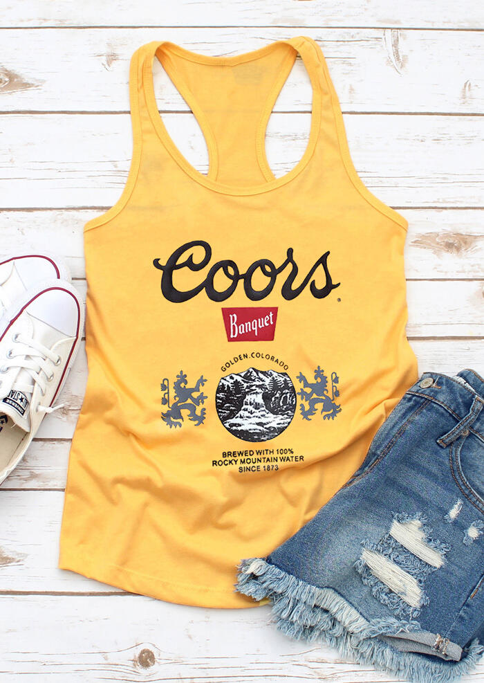 

Coors Banquet Beer Tank - Yellow, 453619
