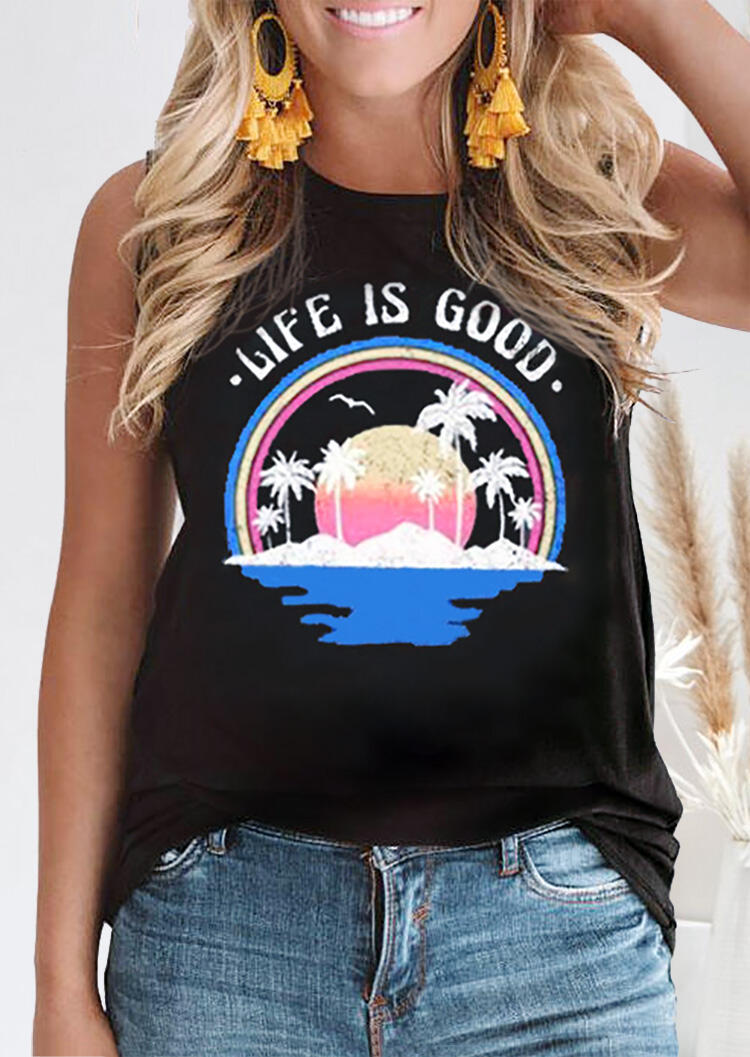 

Life Is Good Tank - Black, 452408