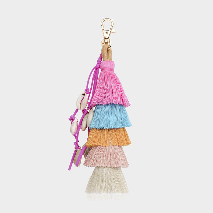 

Shell Tassel Hang Decoration Keychain, 453709, #1;#2;#3