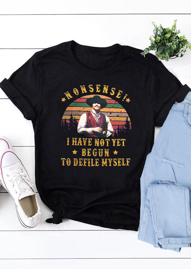 

Tees T-shirts Have Not To Defile Myself T-Shirt Tee - Black. Size: S,M,,XL