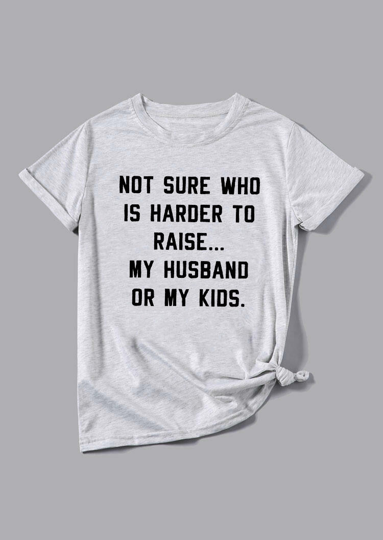 

Tees T-shirts Not Sure Who T-Shirt Tee - Light Grey. Size: S,M,,XL