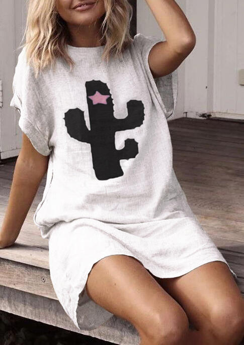 

Mini Dresses Cactus Star Mini Dress - White. Size