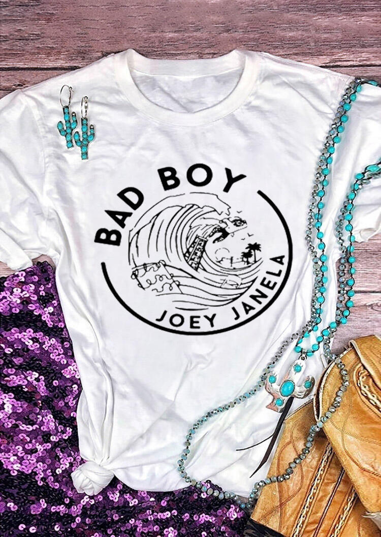 

Tees T-shirts Bad Boy Joey Janela T-Shirt Tee - White. Size: S,M,,XL