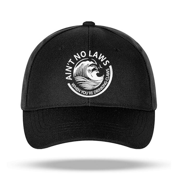 

Hats Ain't No Laws When You're Drinking Claws Cap. Size, Black