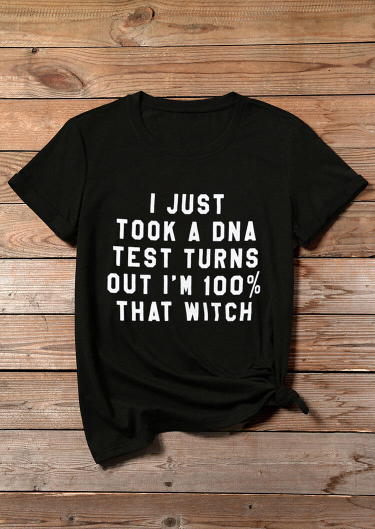 

Tees T-shirts Turns Out I'm 100% That Witch T-Shirt Tee - Black. Size