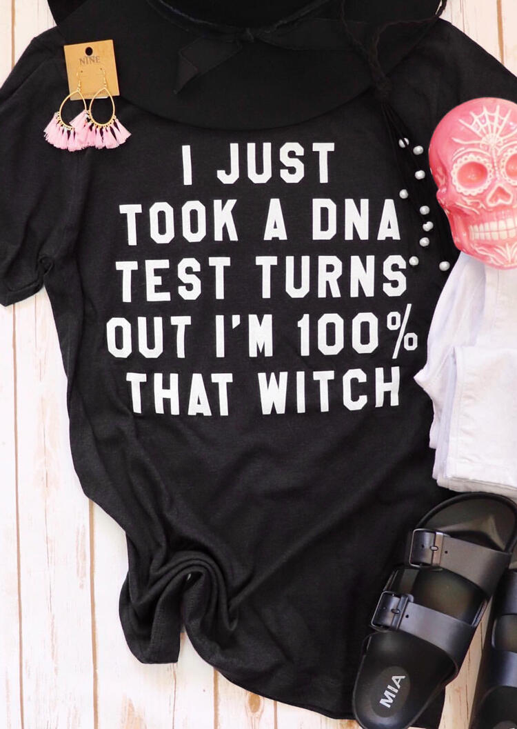 

Turns Out I' 100% That Witch T-Shirt Tee - Black, 454465