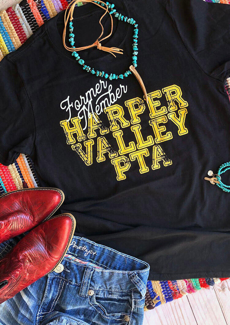 

Tees T-shirts Harper Valley PTA T-Shirt Tee - Black. Size: ,M