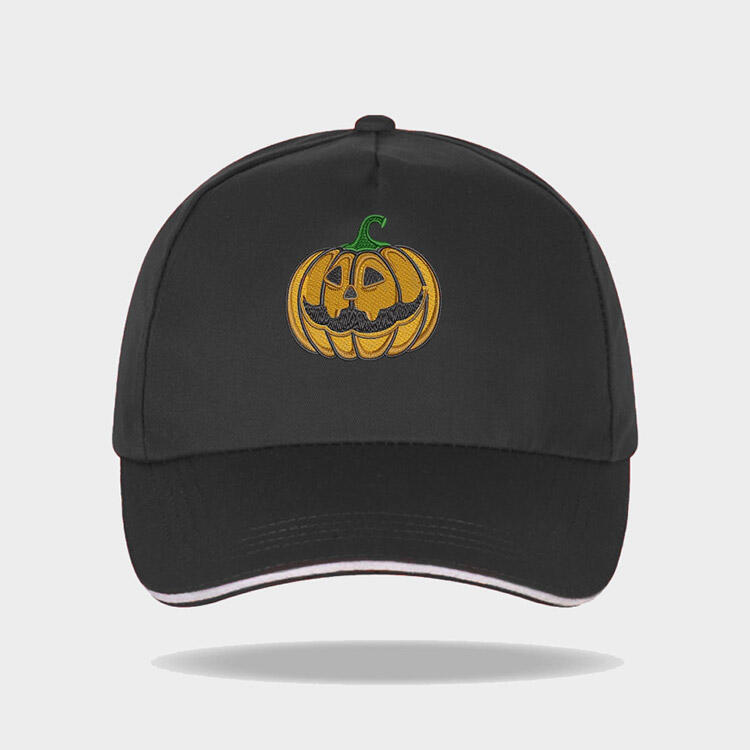 

Halloween Pumpkin Face Baseball Cap, Black, 454666