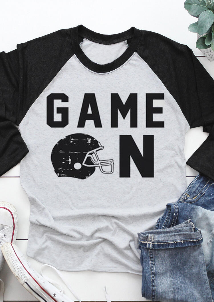 

Football Game On T-Shirt Tee - Light Grey, 454773