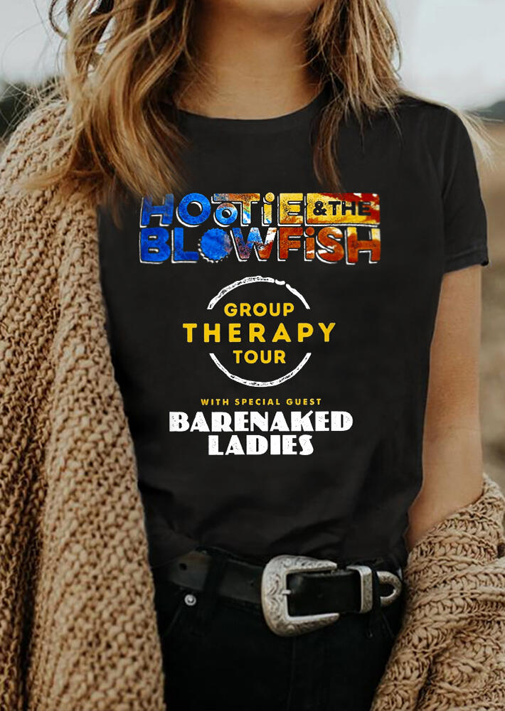 

Tees T-shirts Hootie & The Blowfish Tour T-Shirt Tee - Black. Size: S,M