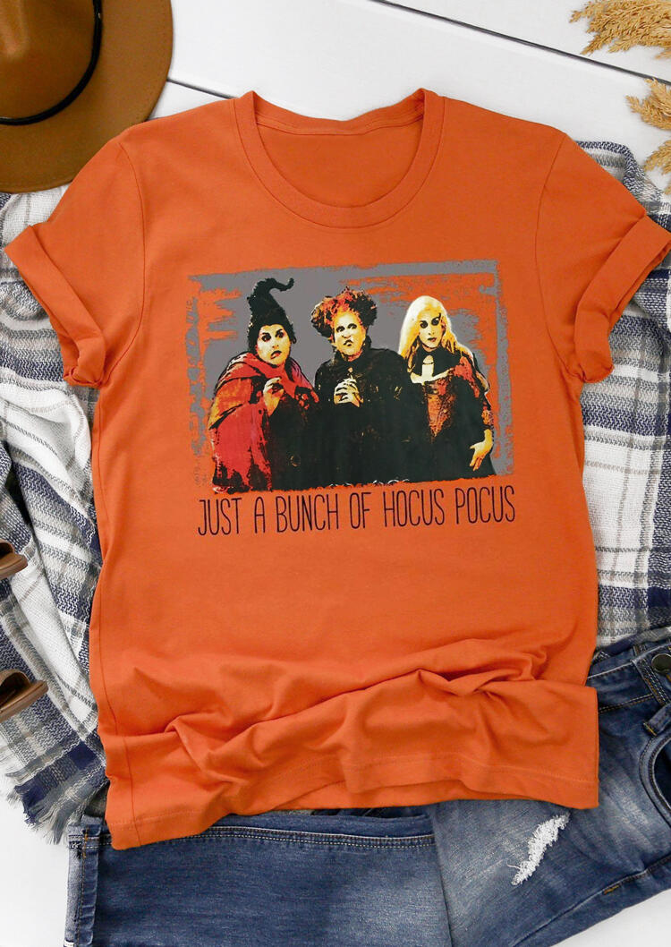 

Just A Bunch Of Hocus Pocus T-Shirt Tee - Orange, 454877
