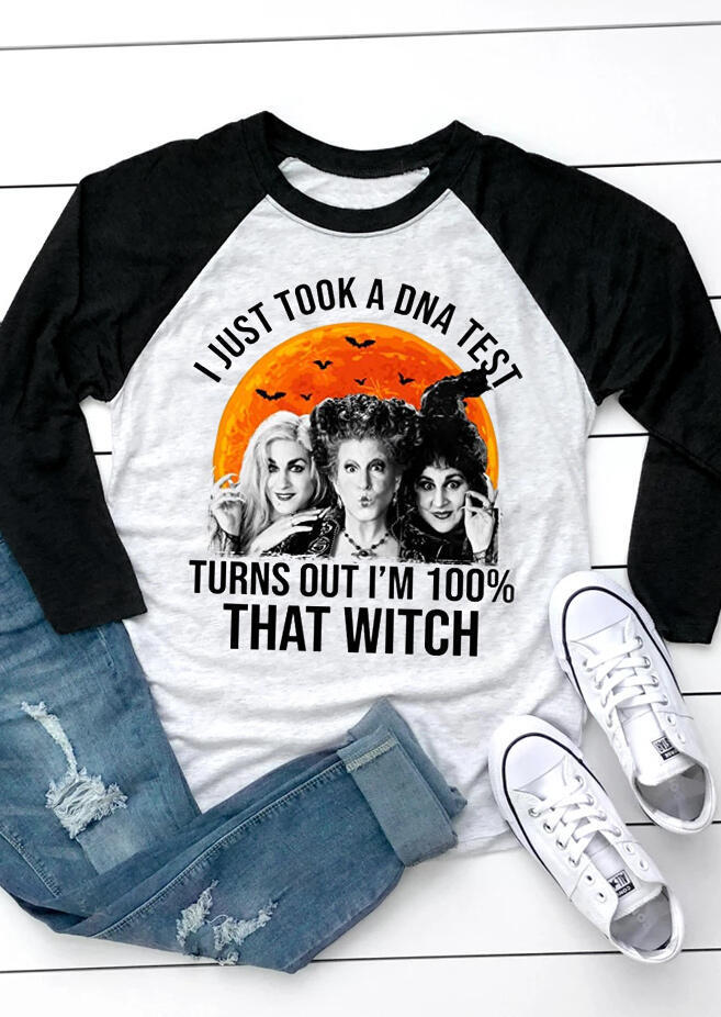 T-shirts Tees I'm 100% That Witch T-Shirt Tee - Light Grey in Gray. Size: M,S,XL