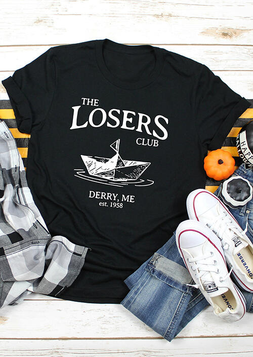 

The Losers Club T-Shirt Tee - Black, 455094