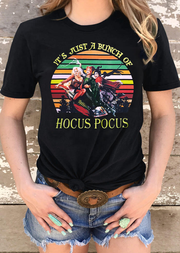 

It' Just A Bunch Of Hocus Pocus T-Shirt Tee - Black, 455269