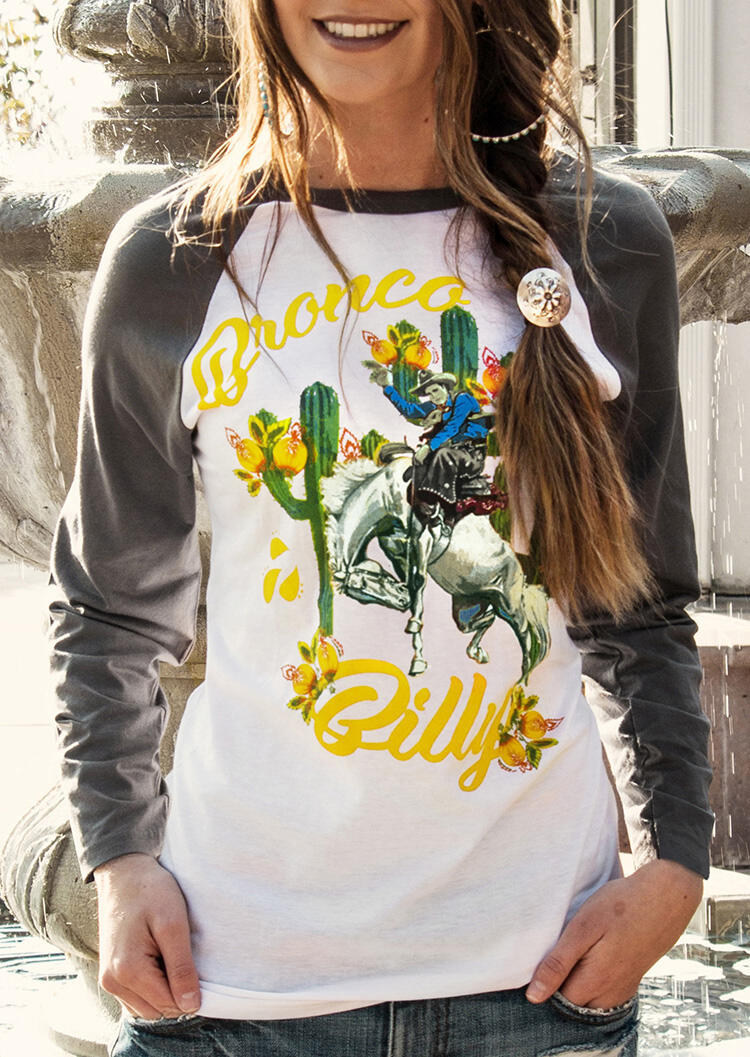 

Tees T-shirts Bronco Billy Baseball Cactus T-Shirt Tee - White. Size