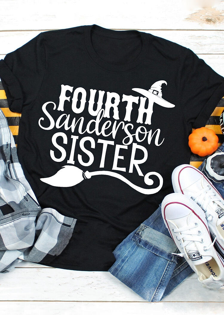 

Halloween Fourth Sanderson Sister T-Shirt Tee - Black, 455470
