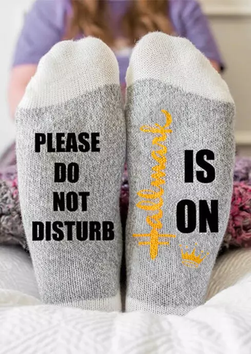 Please Do Not Disturb Is On Socks - Fairyseason