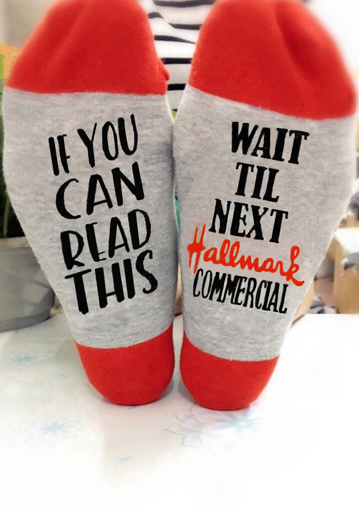 Wait Til Next Hallmark Commercial Socks