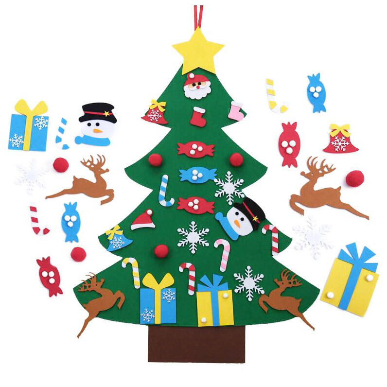 

DIY Non-Woven Fabric Christmas Tree Set in Green. Size