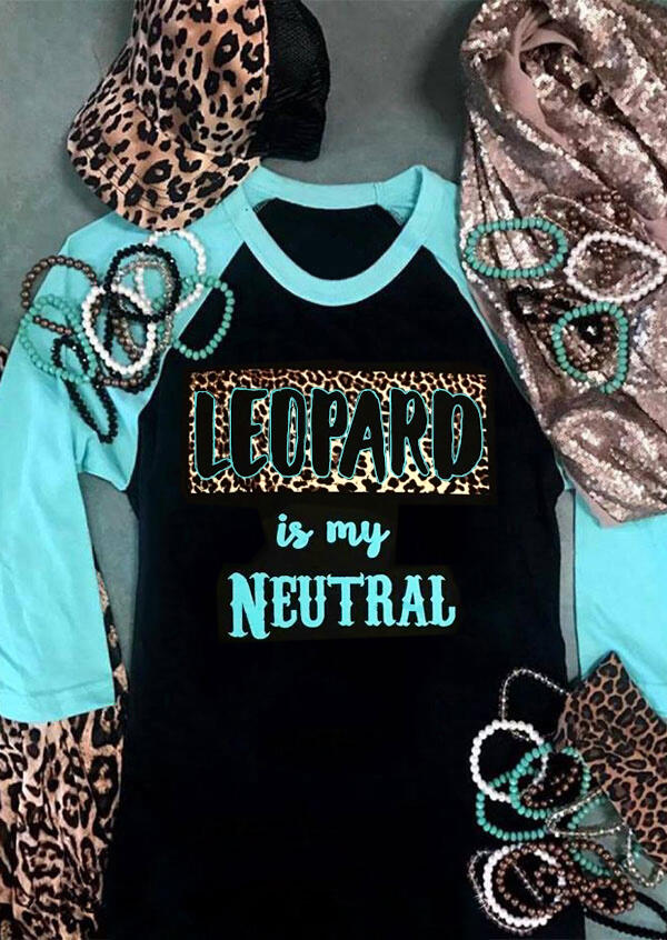 

Leopard Is My Neutral T-Shirt Tee - Black, 456948