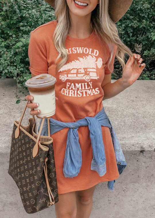 

Griswold Family Christmas Mini Dress - Orange, 456885