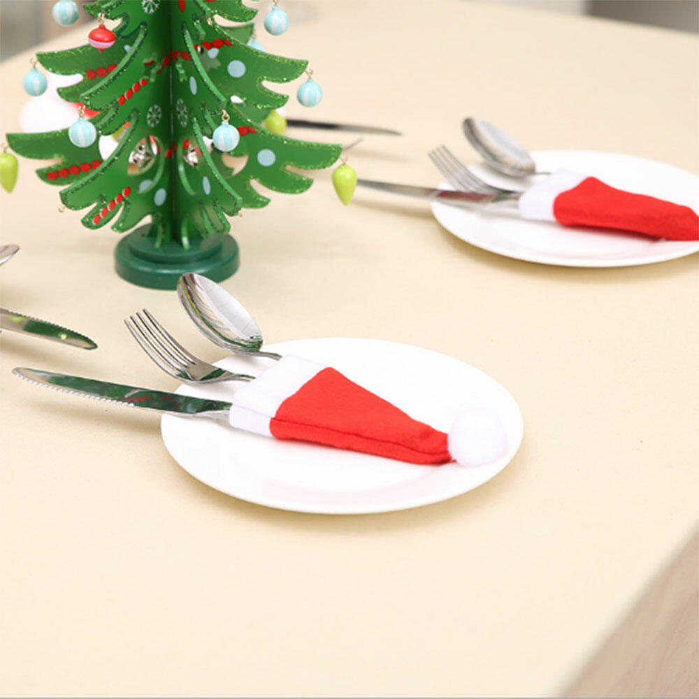 

Santa Hat Tableware Holder Pocket, 156577