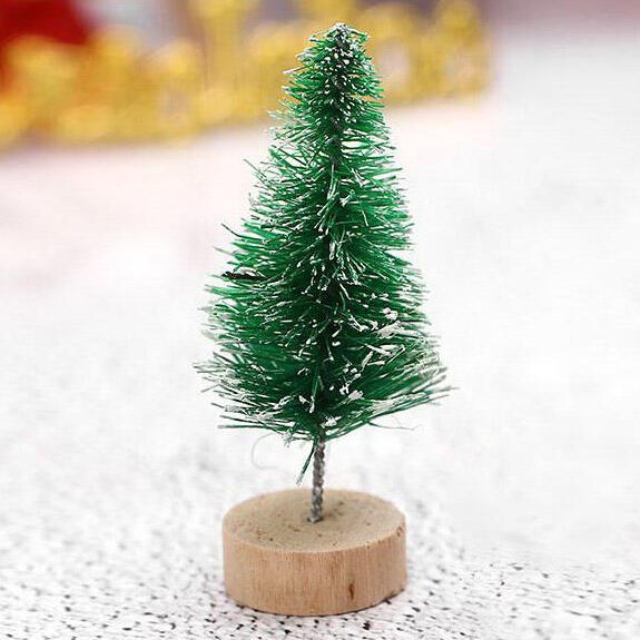 

Mini Christmas Tree with Base, Green;blue, 158364